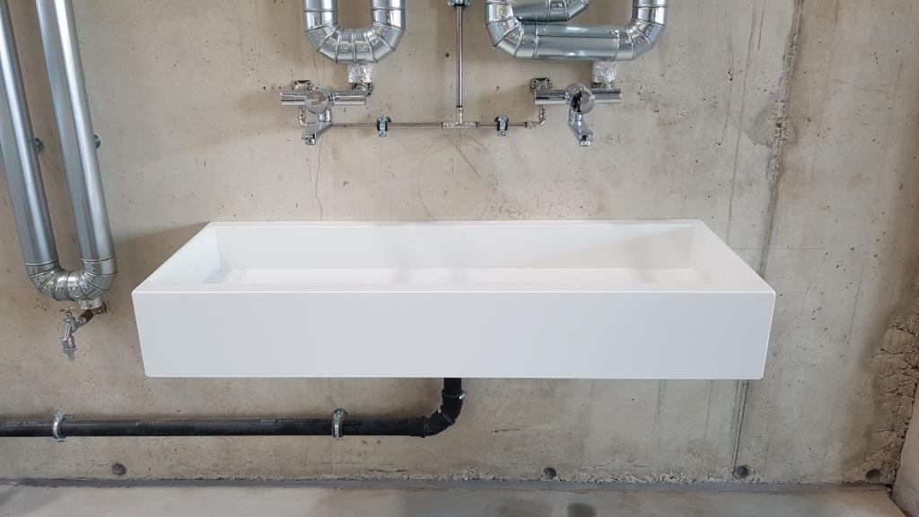 Gipsfangbecken mit Schlammfang